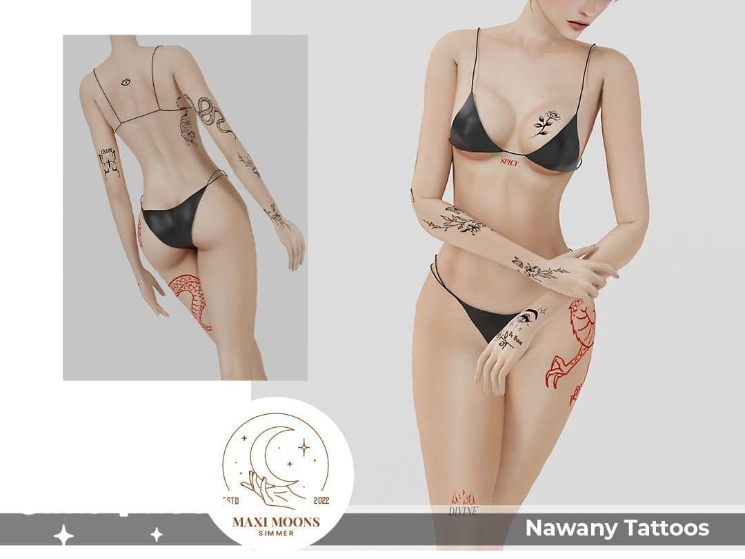 Тату Nawany Tattoos